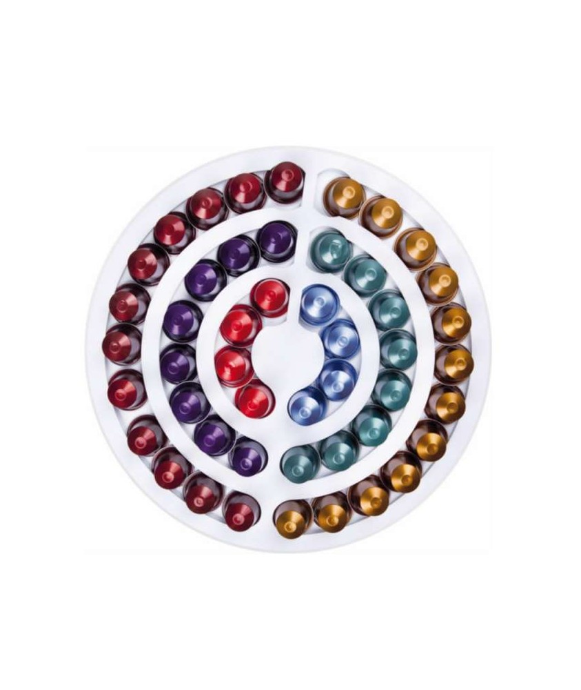 ALISEO TONDO porta capsula nespresso rotondo da parete 26pz