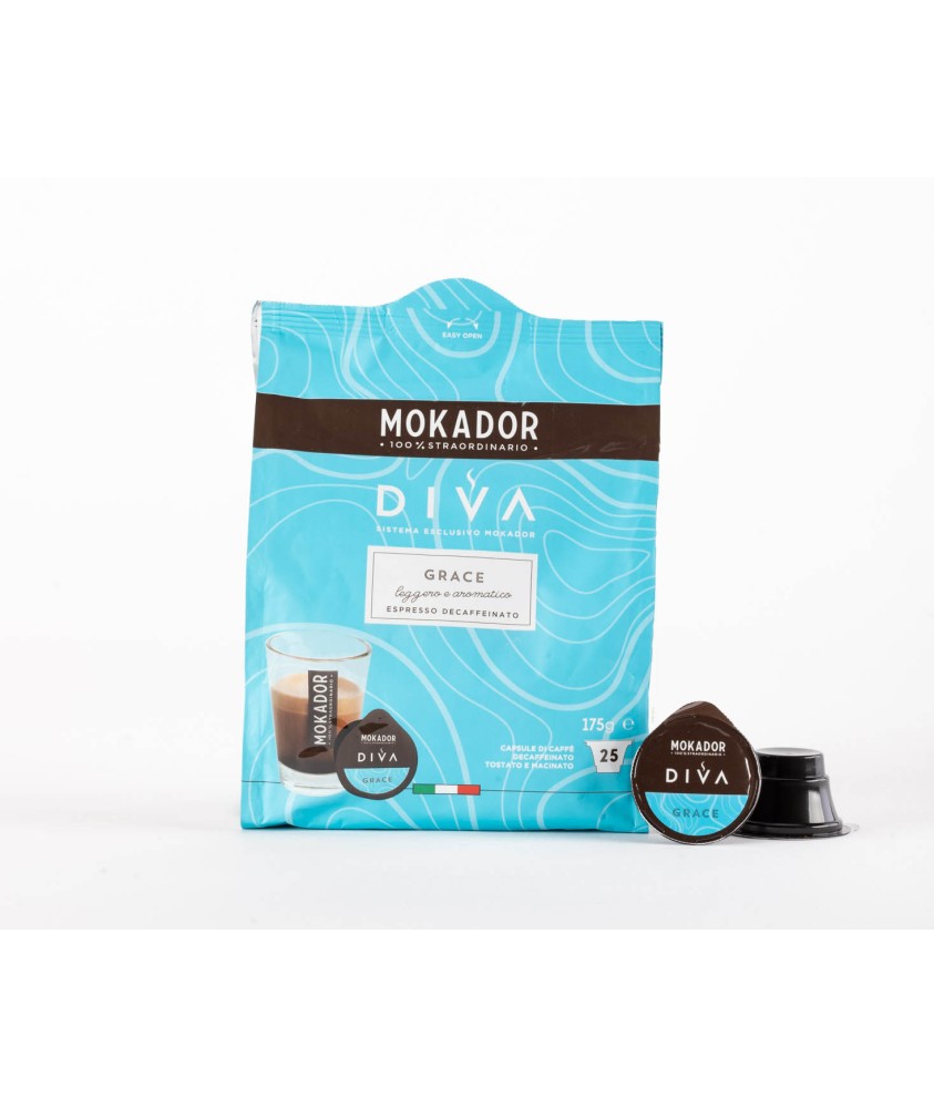MOKADOR DIVA CAFFEGRACE DECA PZ 25