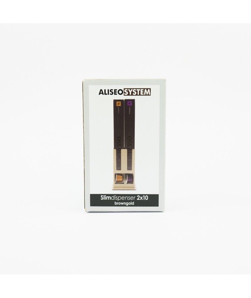 ALISEO SLIM porta capsule scorrevole nespresso  2x 10  pz